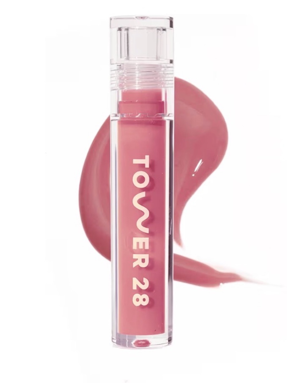 Tower 28 Lip Gloss - Pistachio- Dusty Rose Pink